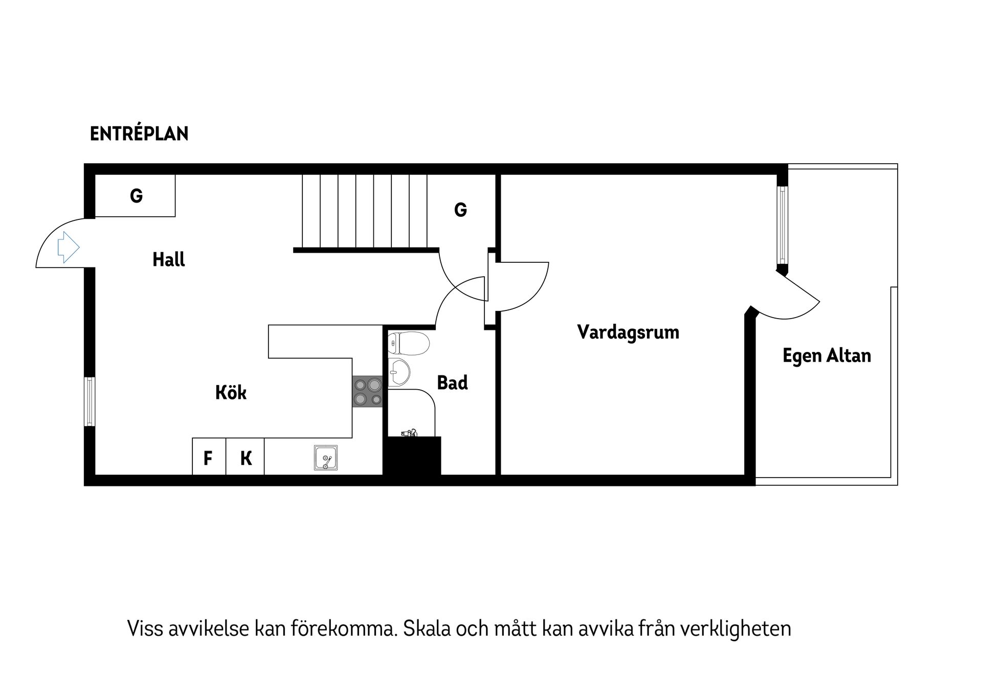 Bostadsrätt, Eriksgatan 36, Centrum, Enköping