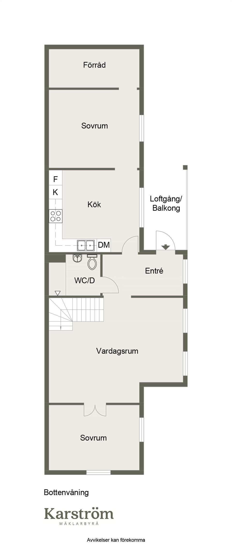 Bostadsrätt, Östra långgatan 27C, Centrum, Sundsvall