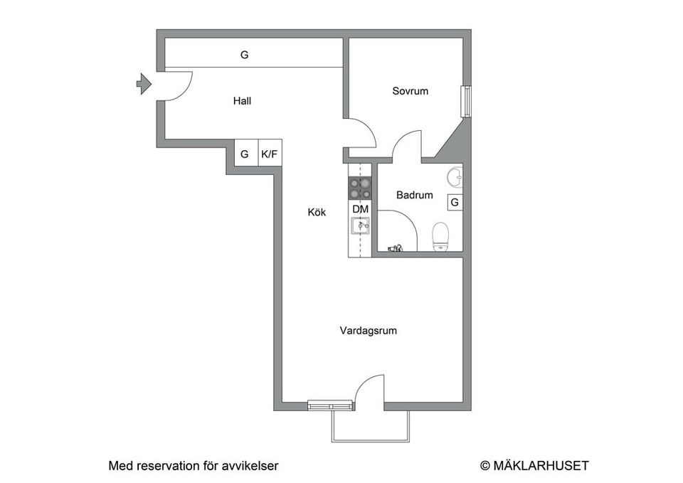 Bostadsrätt, Drottningholmsvägen 284, Ulvsunda, Stockholm