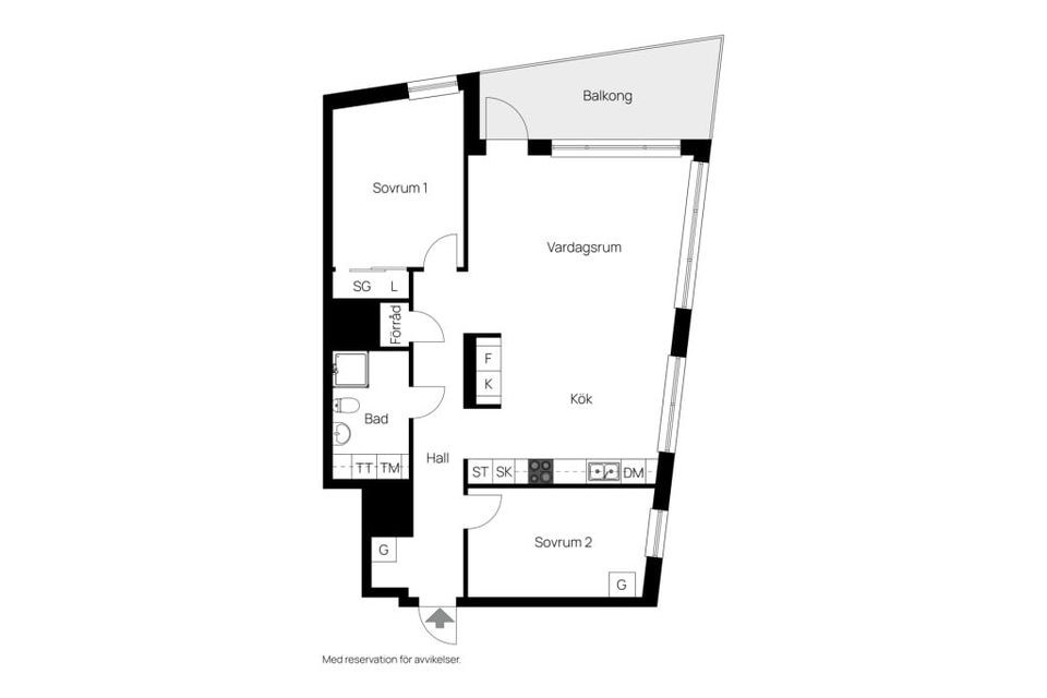 Bostadsrätt, Fredriksdalsgatan 11, Hammarby Sjöstad, Stockholm
