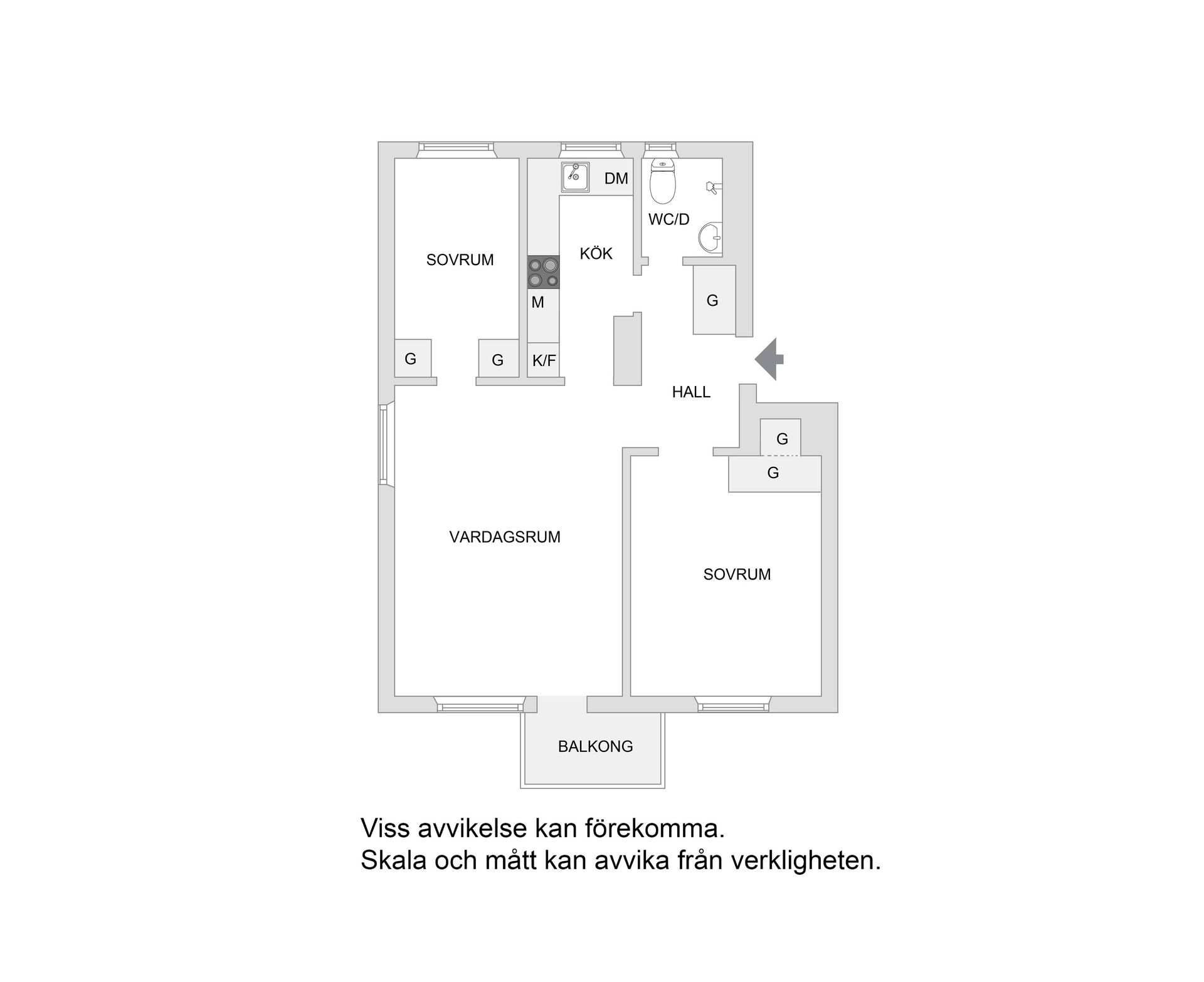 Bostadsrätt, Storsjövägen 52, 2tr, Årsta, Stockholm