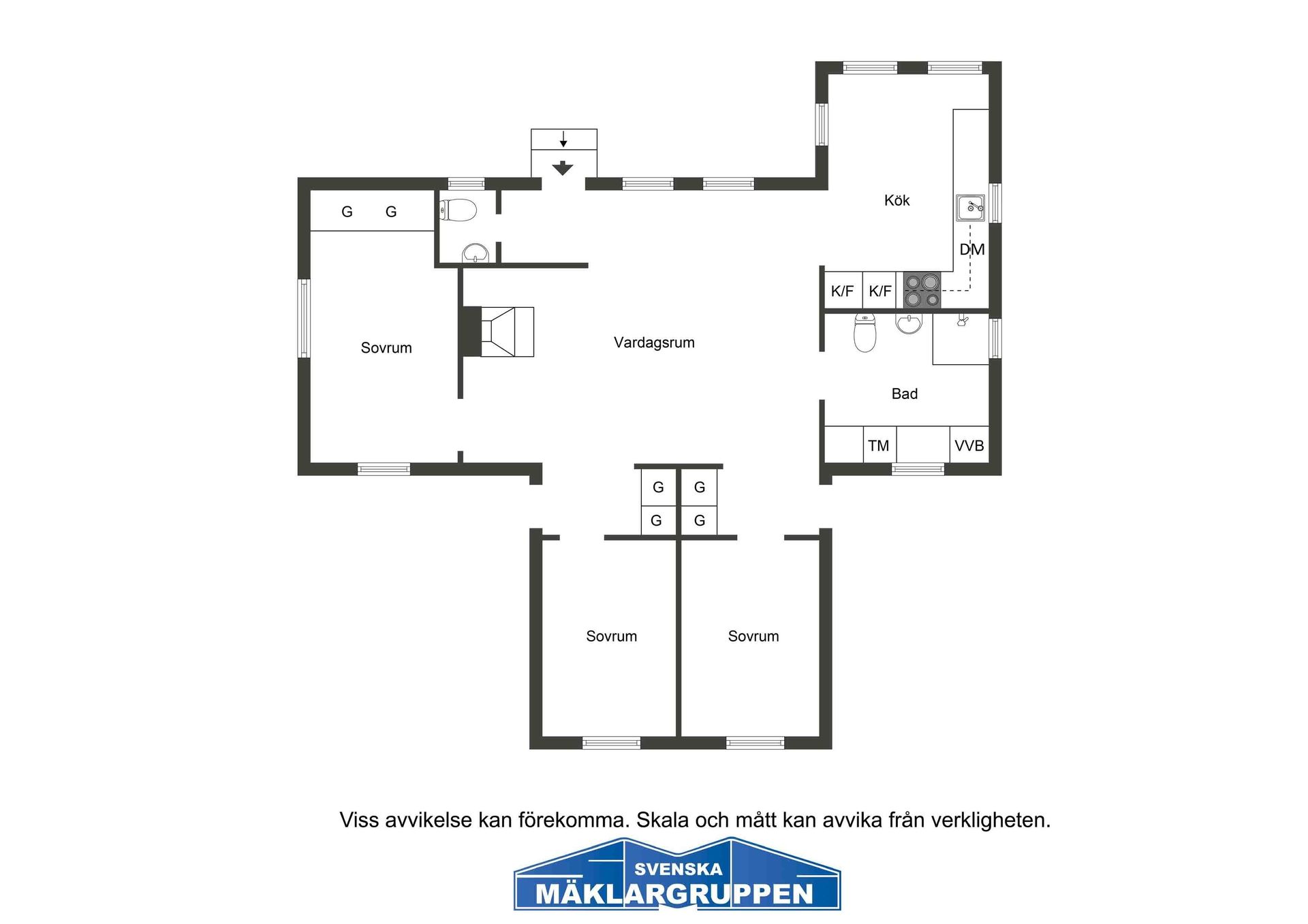 Villa, Fiskartorpet 2, Lindholmen, Vallentuna