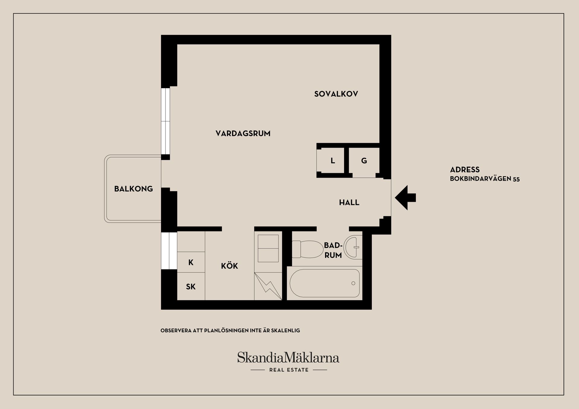 Bostadsrätt, Bokbindarvägen 55, 5 tr, Hägerstensåsen, Stockholm