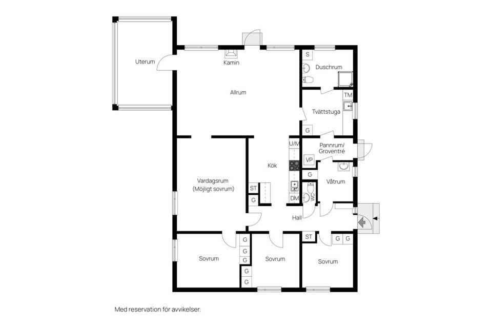 Villa, Myrvägen 12, Strömsbruk, Nordanstig
