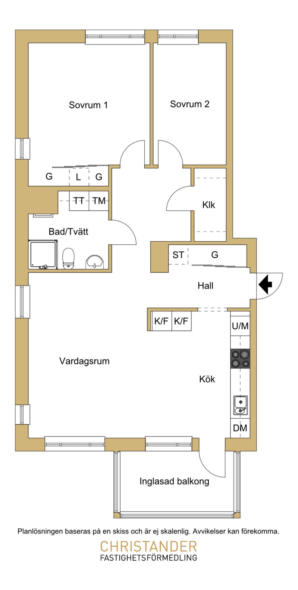 Bostadsrätt, Kvarnbyvallen 19, Kvarnbyvallen, Mölndal