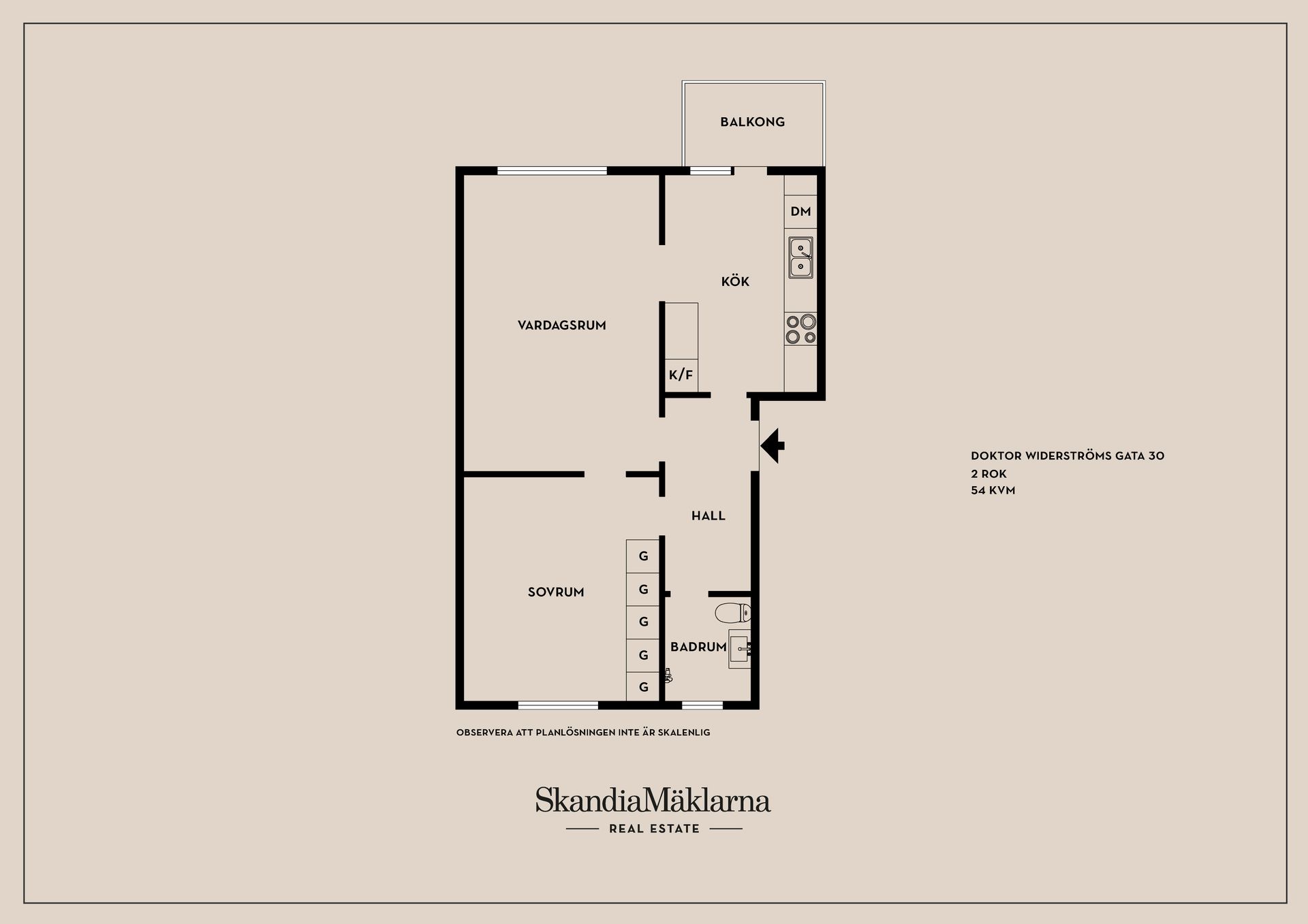 Bostadsrätt, Doktor Widerströms Gata 30, Fruängen, Stockholm
