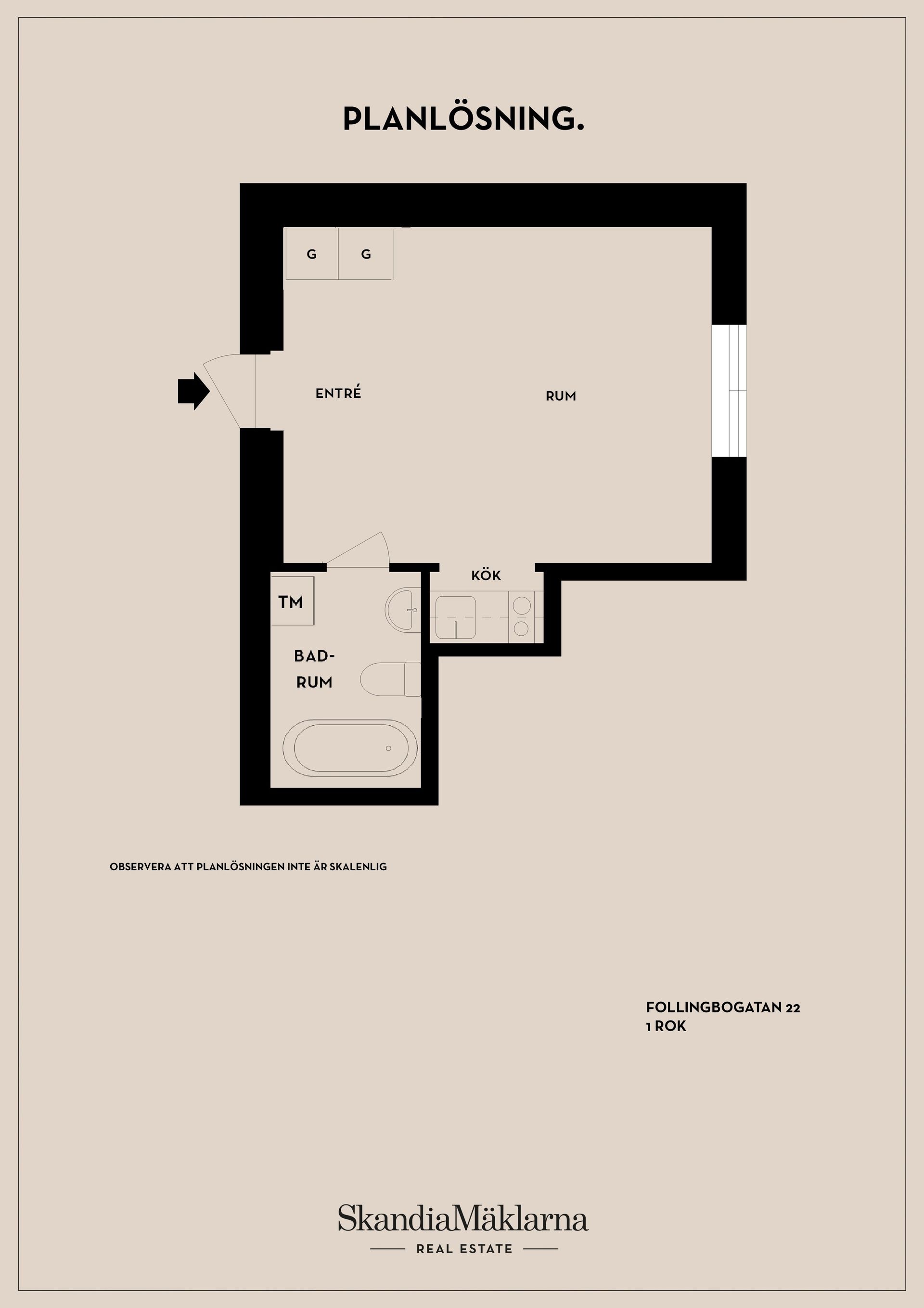 Bostadsrätt, Follingbogatan 22, Bromma - Beckomberga, Stockholm