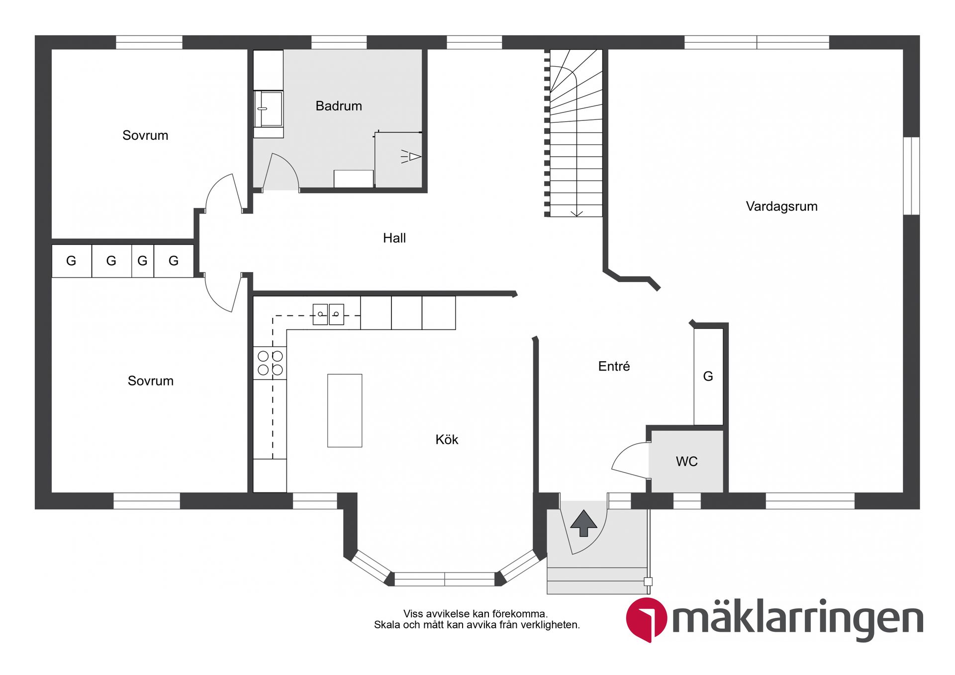 Villa, Vintervägen 21B, Västra Jakobsberg, Järfälla
