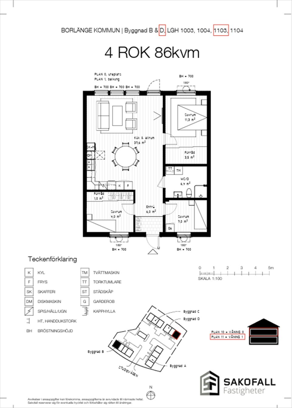 Bostadsrätt, Studievägen 6D (28), Borlänge