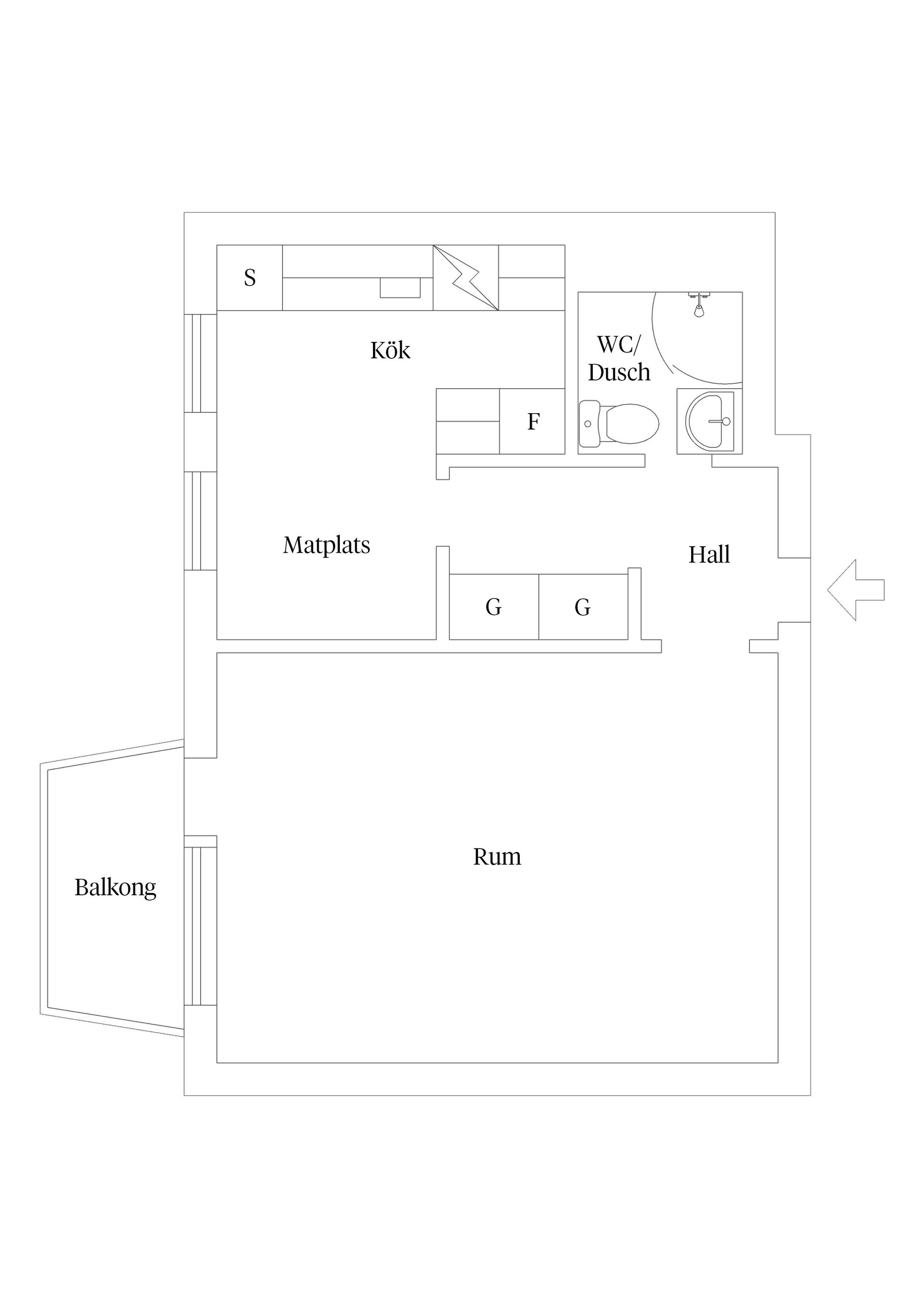 Bostadsrätt, Svartbäcksgatan 83B, Svartbäcken, Uppsala