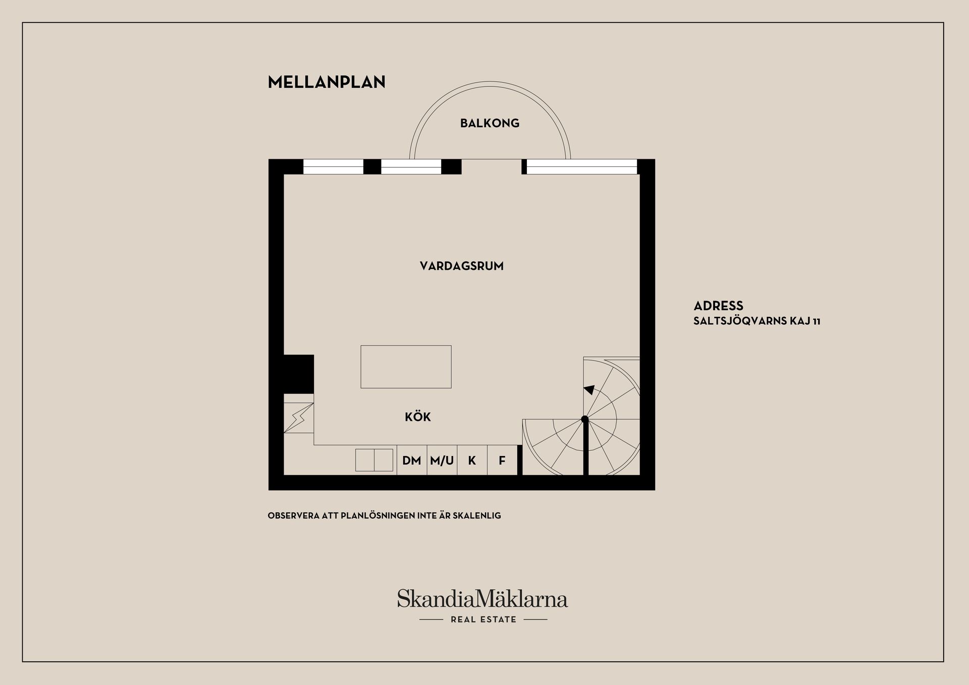 Bostadsrätt, Saltsjöqvarns kaj 11, Saltsjöqvarn, Nacka