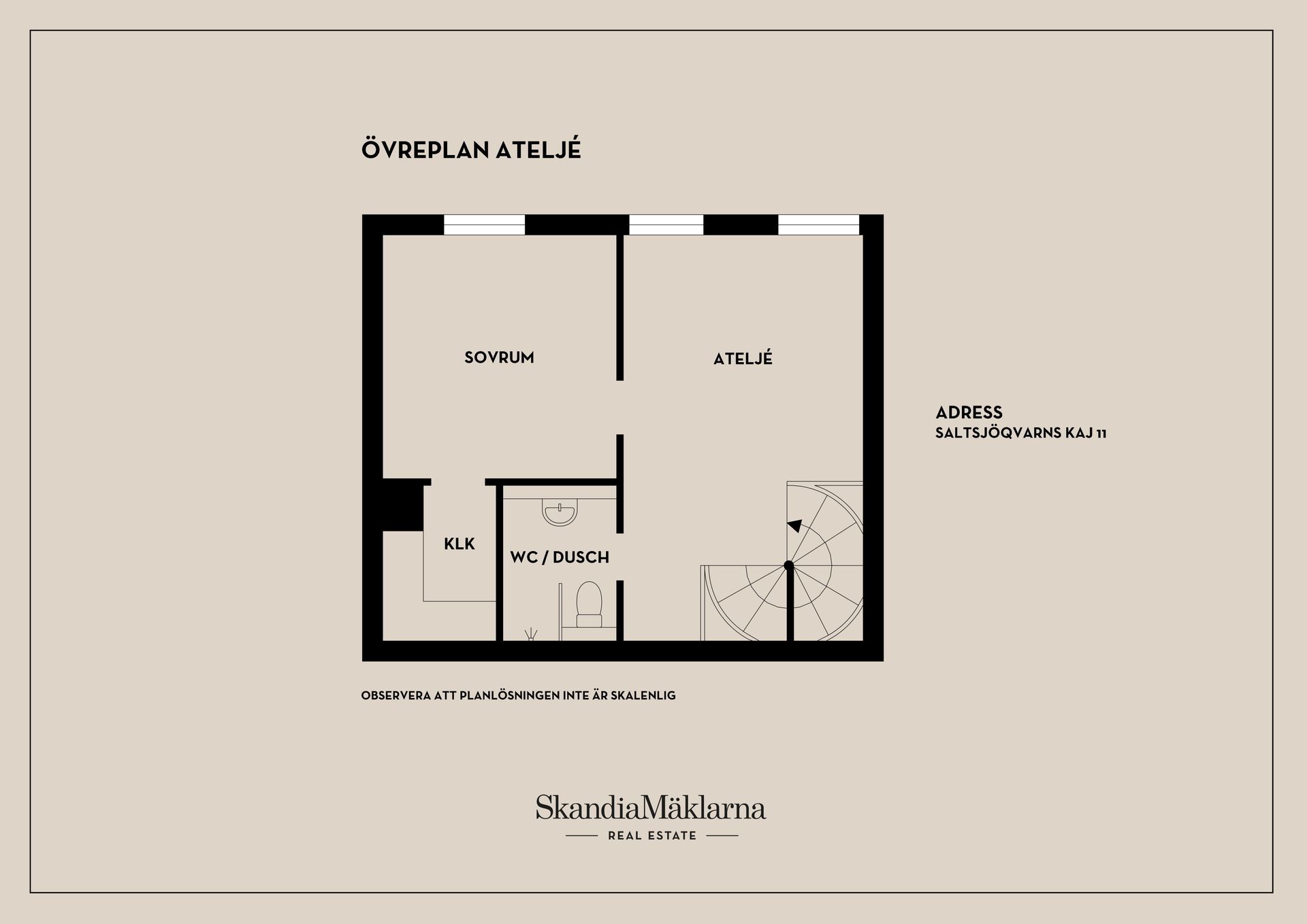 Bostadsrätt, Saltsjöqvarns kaj 11, Saltsjöqvarn, Nacka