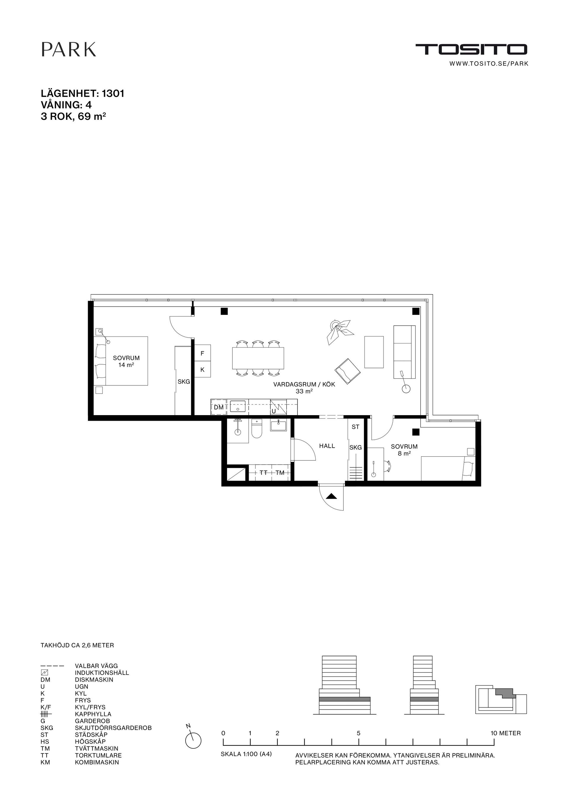 Bostadsrätt, Lasarettsgatan 12, Väster City , Jönköping