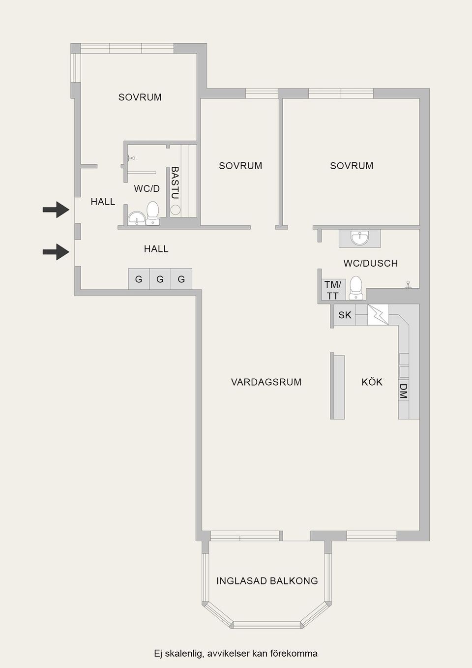 Bostadsrätt, Centralgatan 2B, Centralt, Nynäshamn