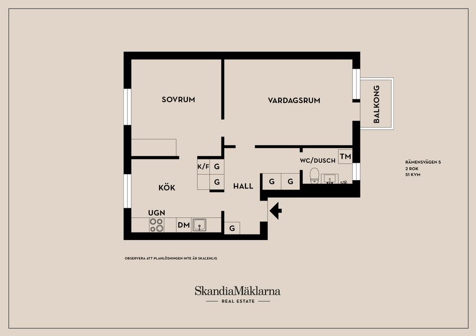 Bostadsrätt, Rämensvägen 5, Centrala Årsta, Stockholm