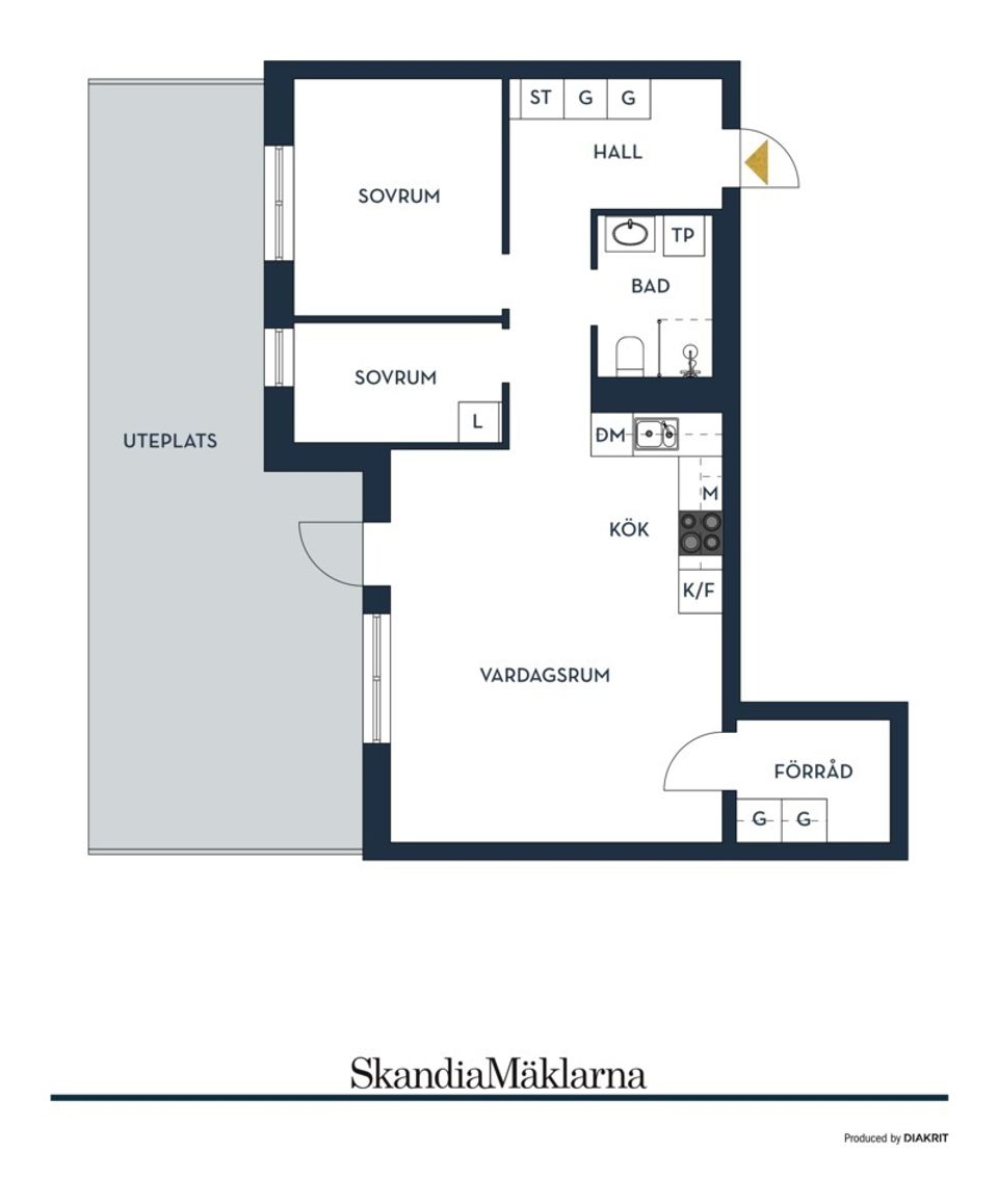 Bostadsrätt, Karlslundsvägen 24, Barkarbystaden, Järfälla