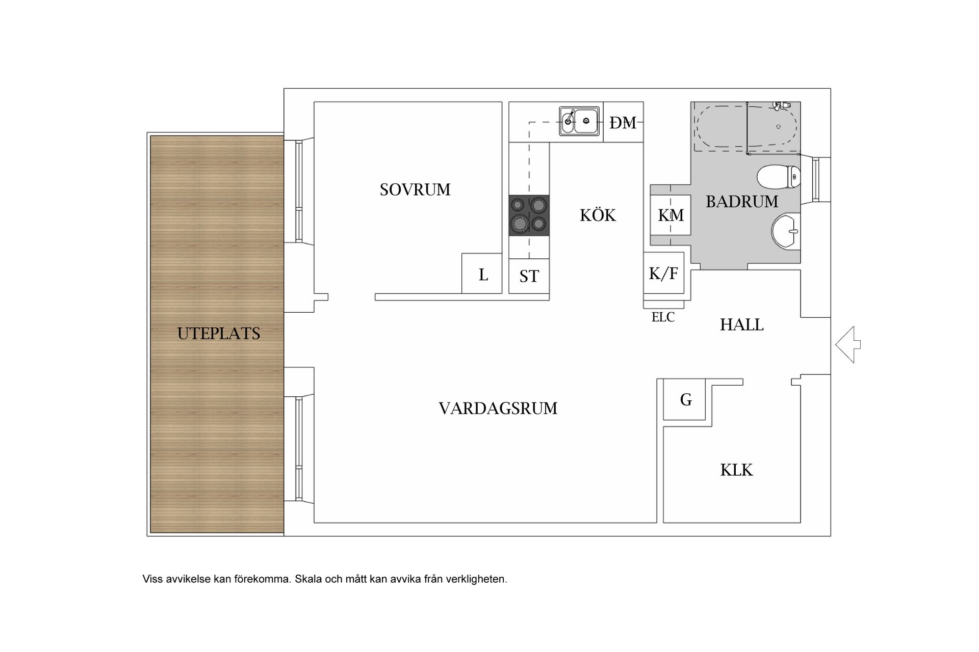 Bostadsrätt, Engelbrektsvägen 41B, Järfälla