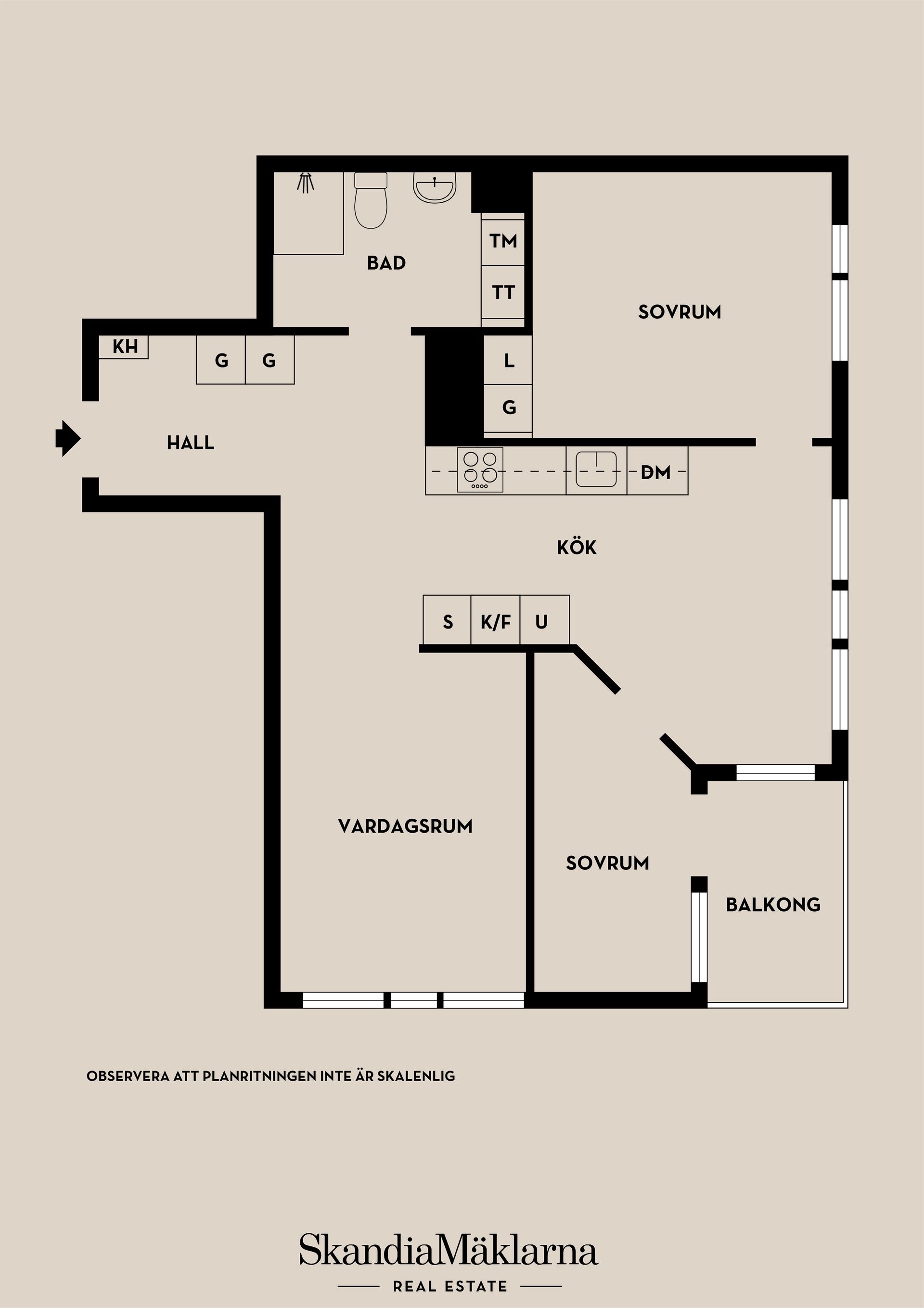 Bostadsrätt, Jämtlandsgatan 97, Vån 5 (15054/1404), Vällingby Parkstad / Råcksta, Stockholm