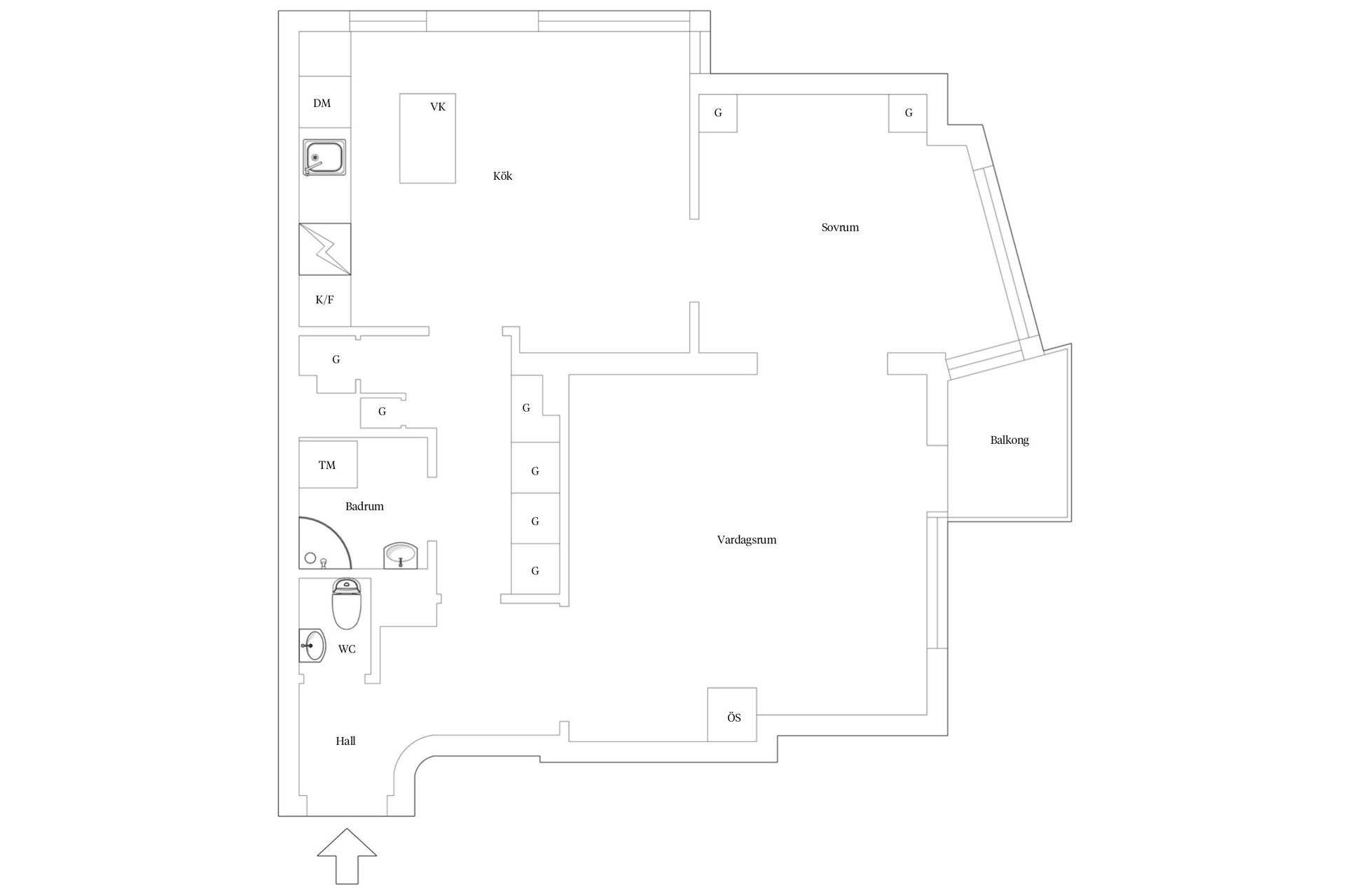 Bostadsrätt, Furusundsgatan 9, Gärdet, Stockholm