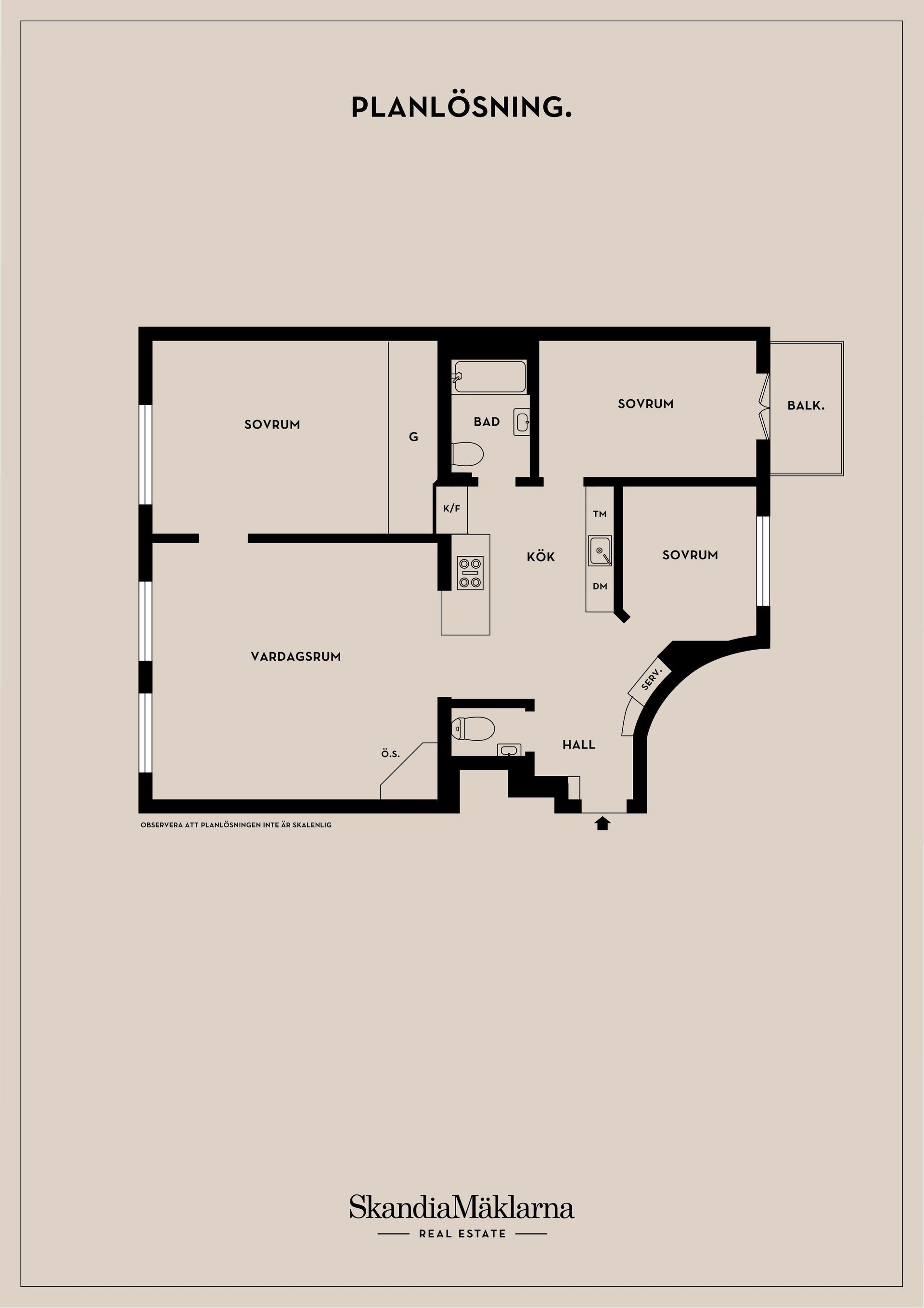 Bostadsrätt, Karlbergsvägen 70A, 2tr, Vasastan, Stockholm
