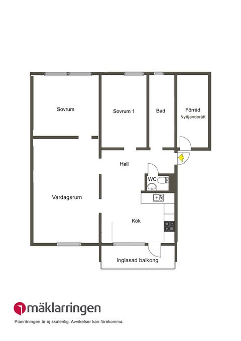 Bostadsrätt, Linvägen 6, Hallunda - Norsborg, Botkyrka