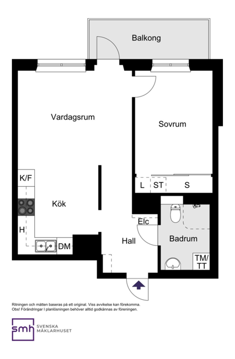 Bostadsrätt, Tomtebobarnens Gata 7, 3 tr., Bromma / Annedal, Stockholm