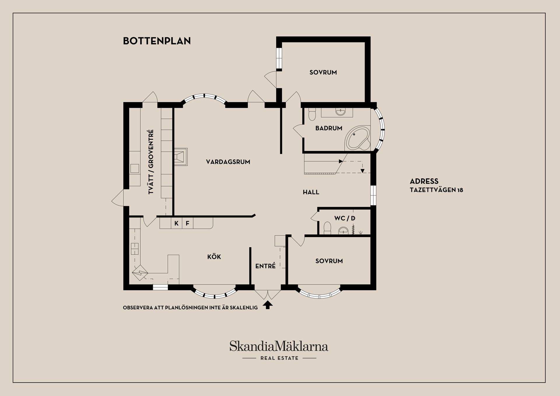 Villa, Tazettvägen 18, Ekensberg, Nyköping