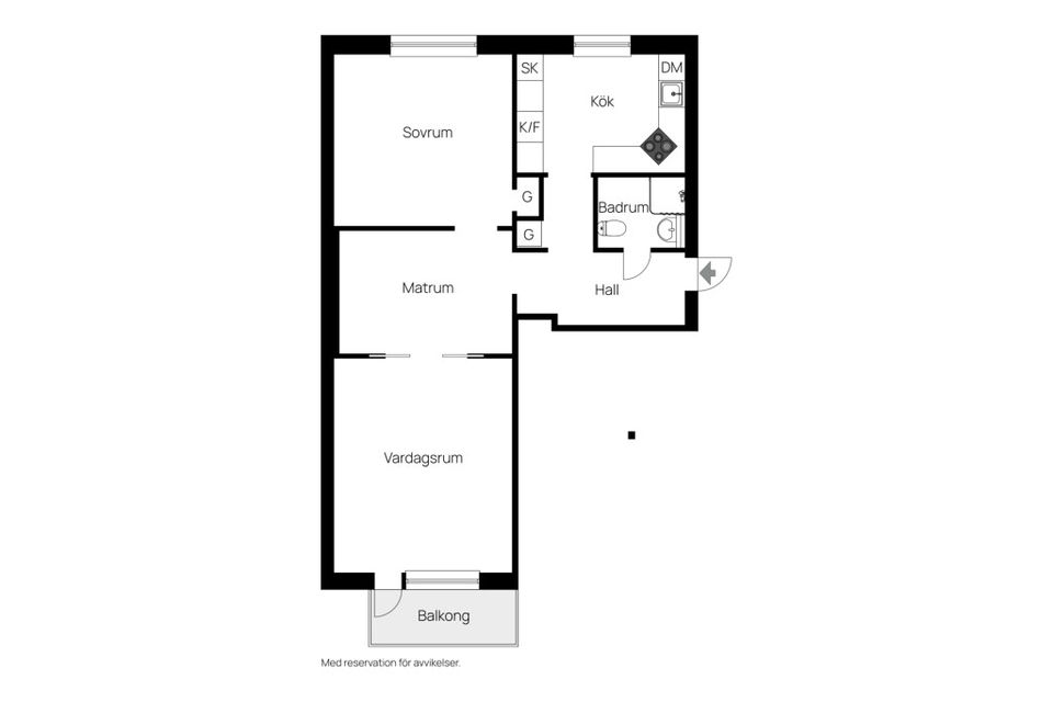 Bostadsrätt, Geijersgatan 23C, Luthagen, Uppsala