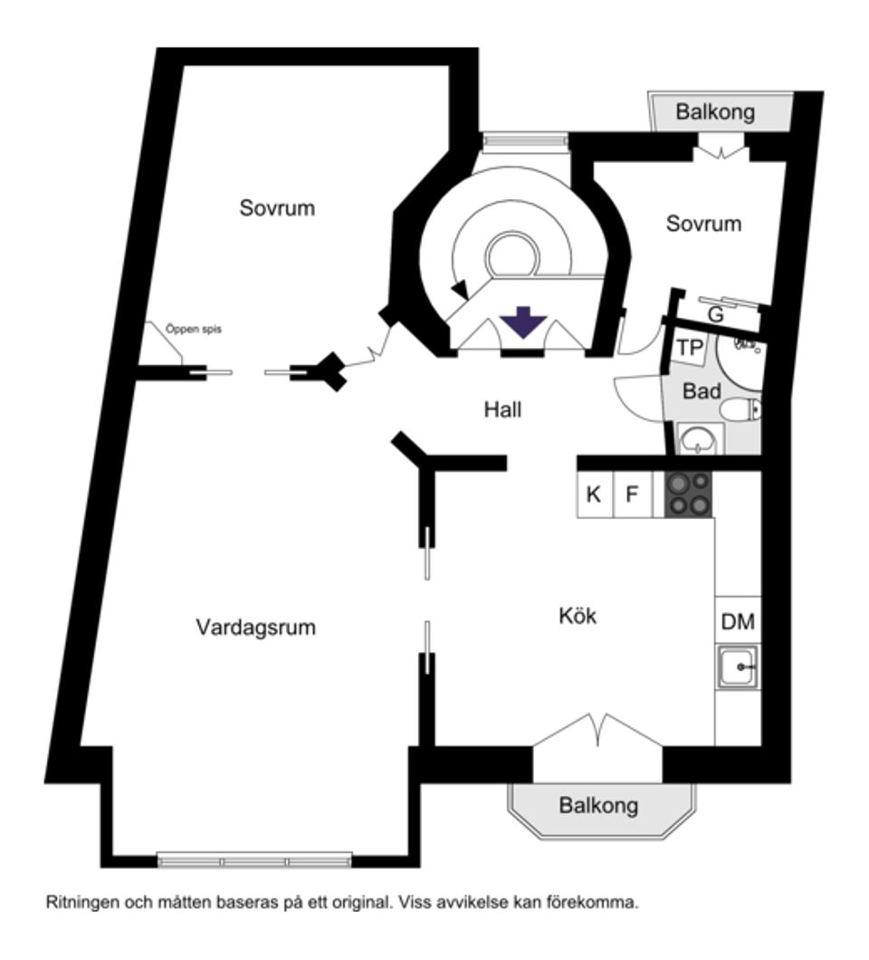 Bostadsrätt, Södra Storgatan 19A, Centrum Helsingborg, Helsingborg