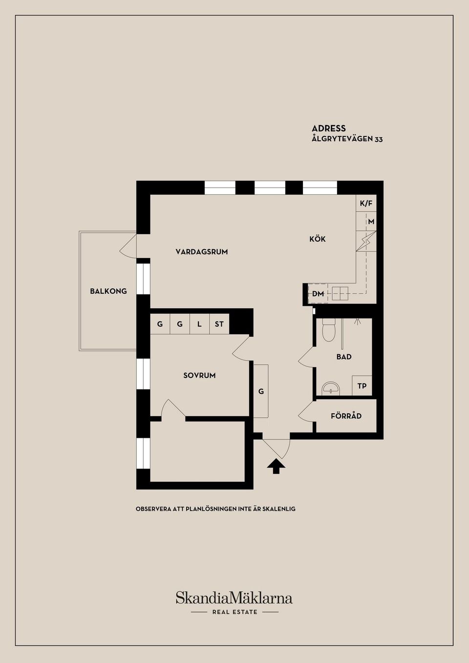 Bostadsrätt, Ålgrytevägen 33, Bredäng / Mälarhöjden, Stockholm