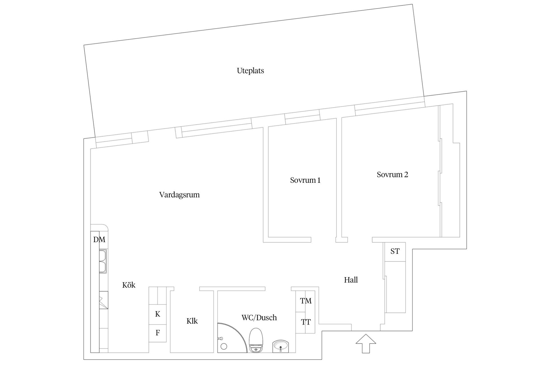 Bostadsrätt, Mittlinjen 9A, Arenaparken, Lund