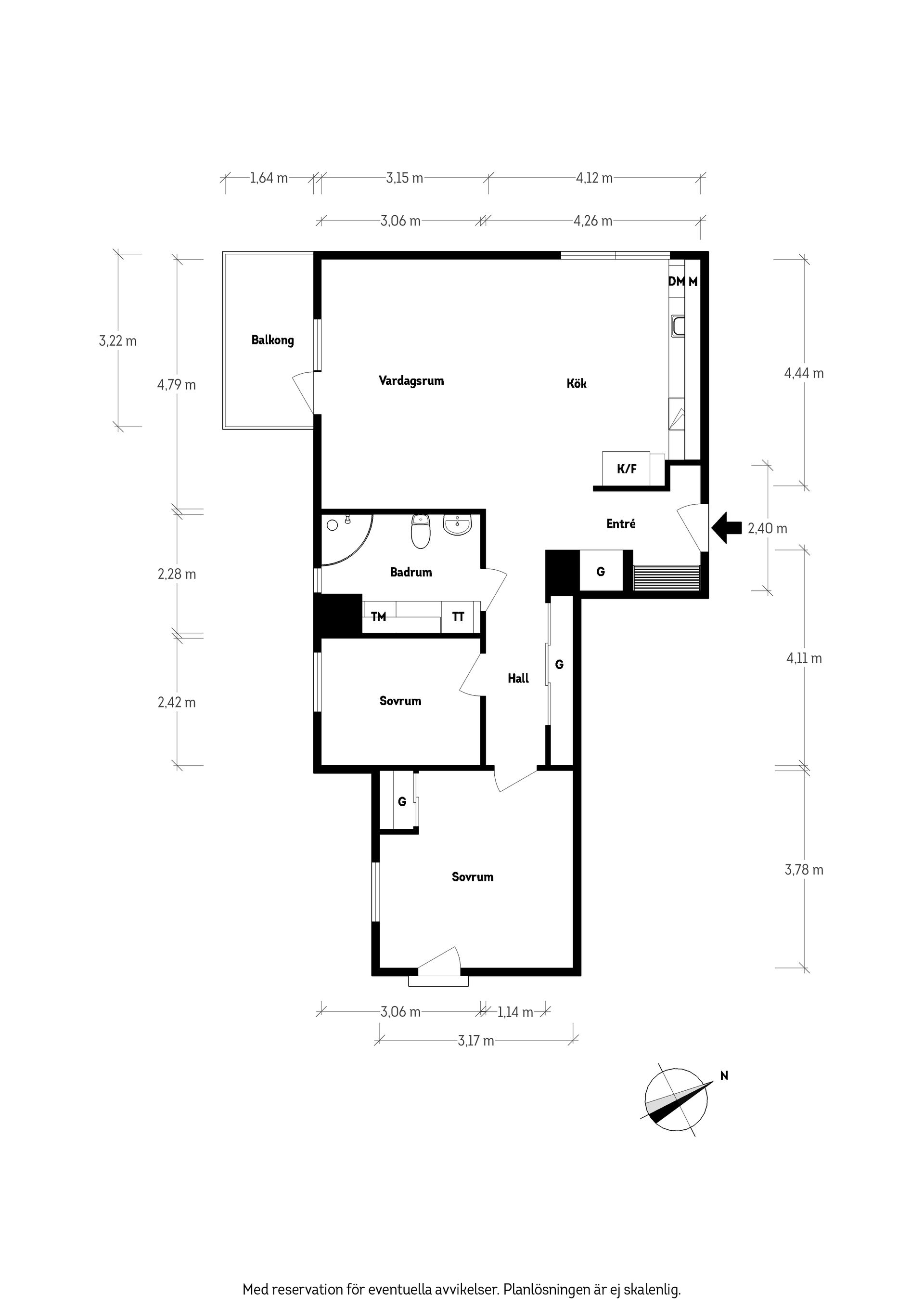 Bostadsrätt, Smörslottsgatan 22, Björkekärr, Göteborg