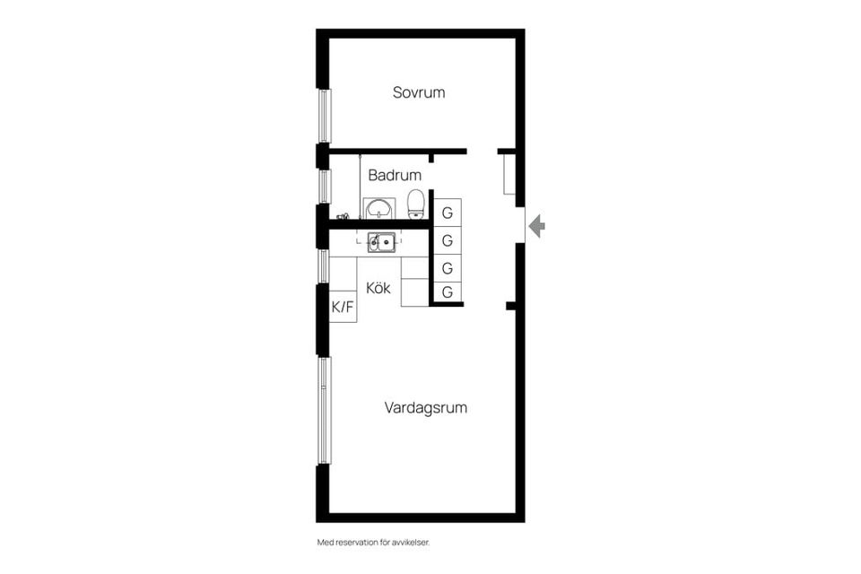 Bostadsrätt, Ekängsgatan 5, Sjöbo, Borås