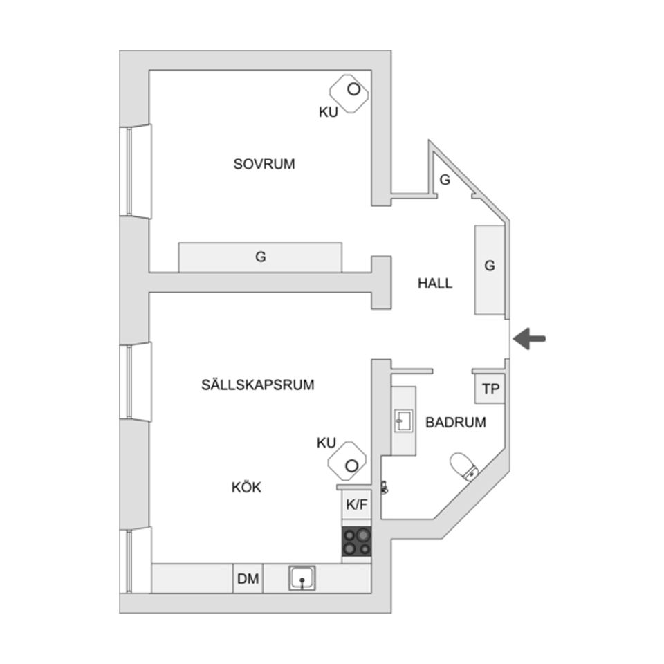 Bostadsrätt, Tomtebogatan 44, 1tr, Vasastan Birkastan, Stockholm