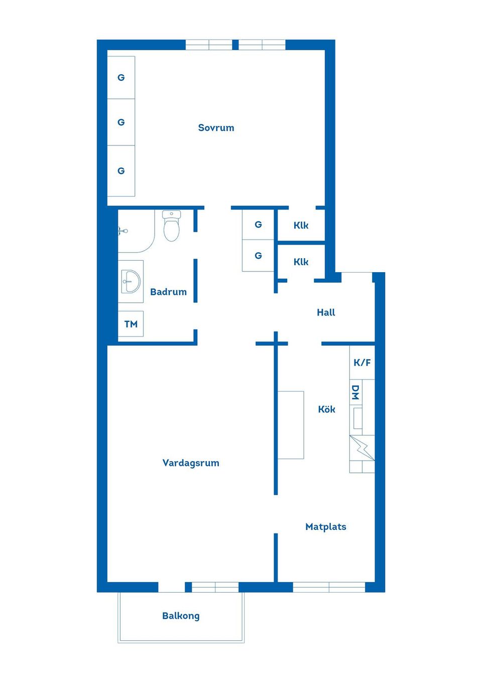 Bostadsrätt, Hantverkargatan 14B, Gävle Centrum, Gävle