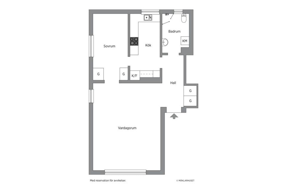 Bostadsrätt, Spångavägen 42f, Riksby, Stockholm