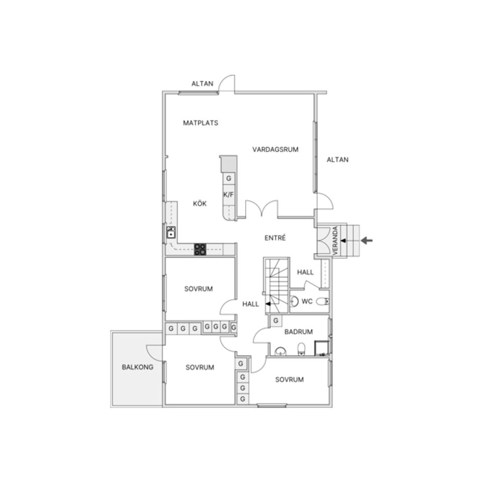 Villa, Skillingagatan 24, Gnesta