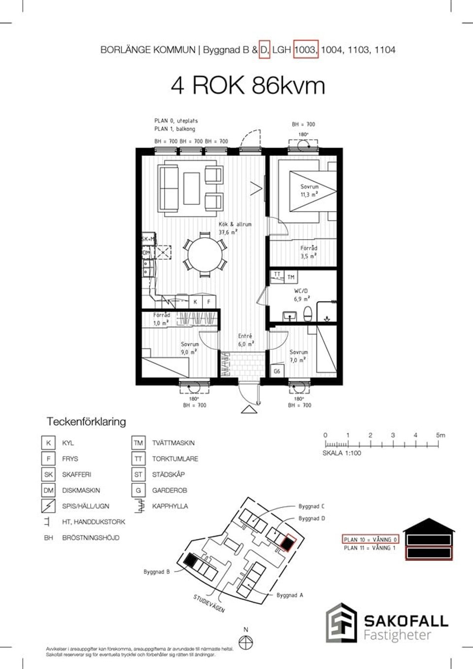 Bostadsrätt, Studievägen 6D (25), Borlänge