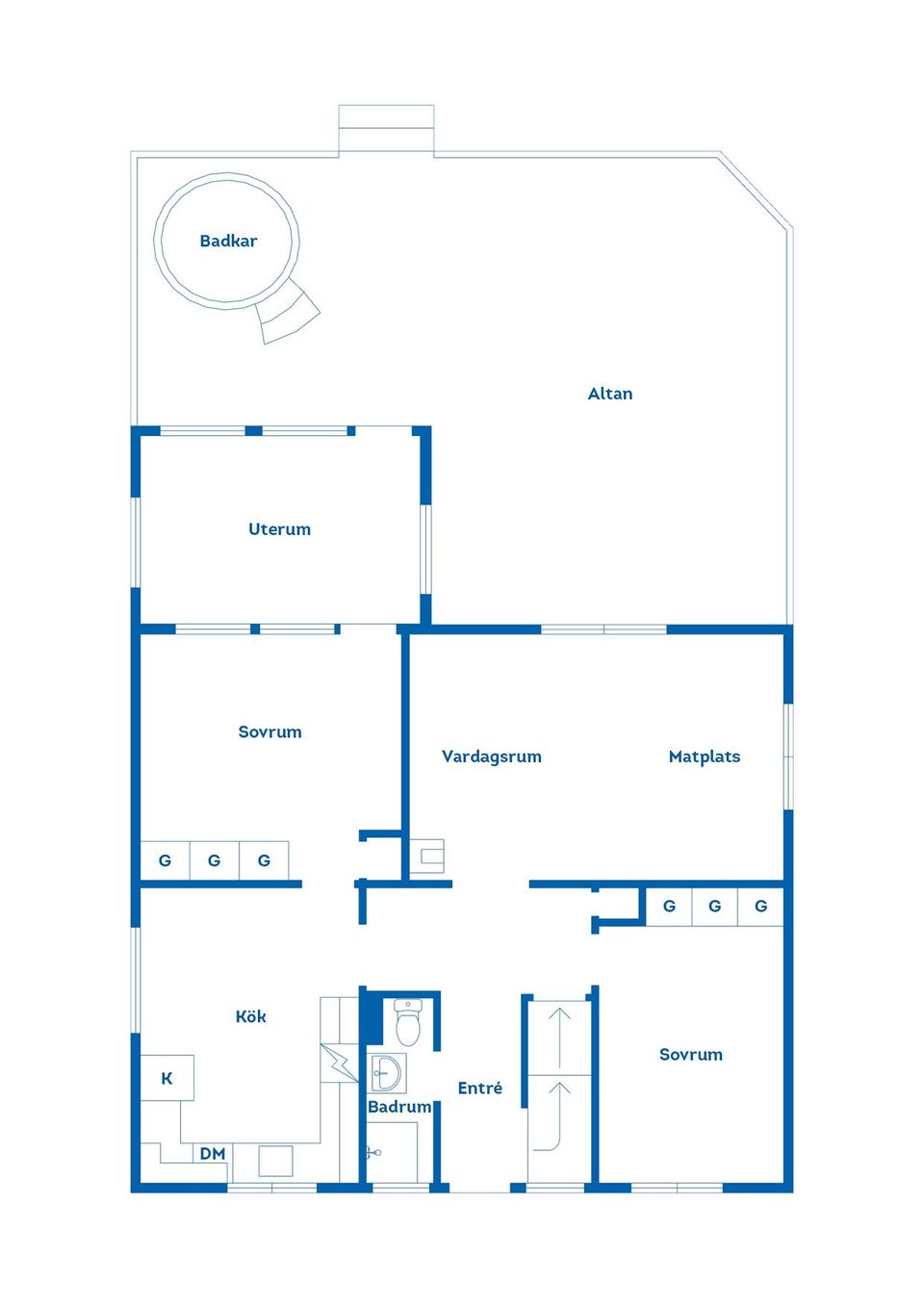 Villa, Tores väg 1, Bockara, Oskarshamn