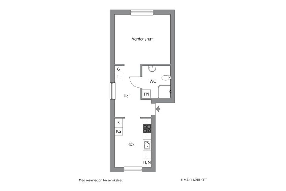 Bostadsrätt, Magasinsgatan 59A, Öster, Varberg