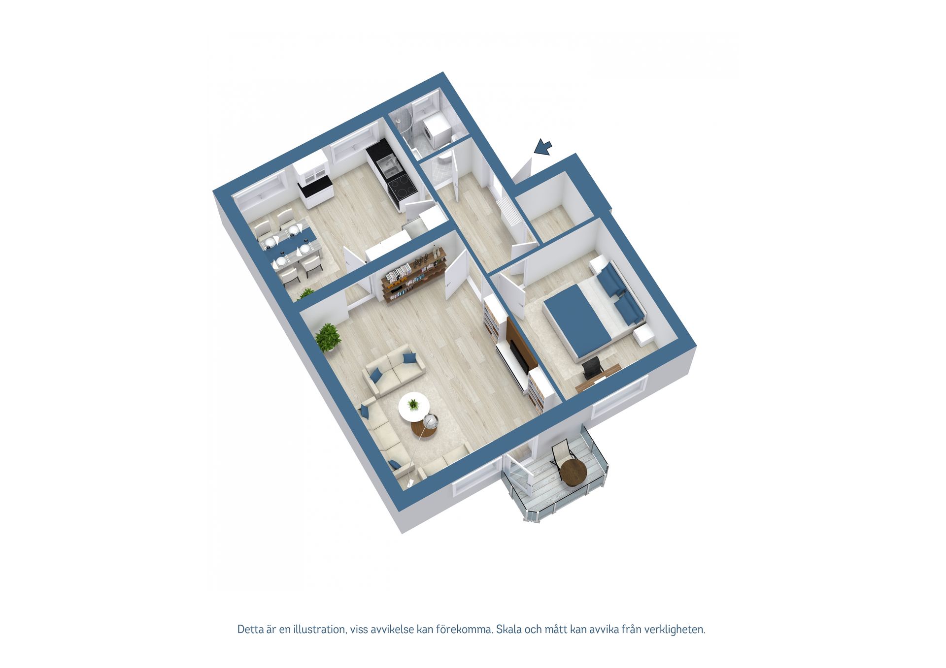 Bostadsrätt, Gävlevägen 20A, Tierp