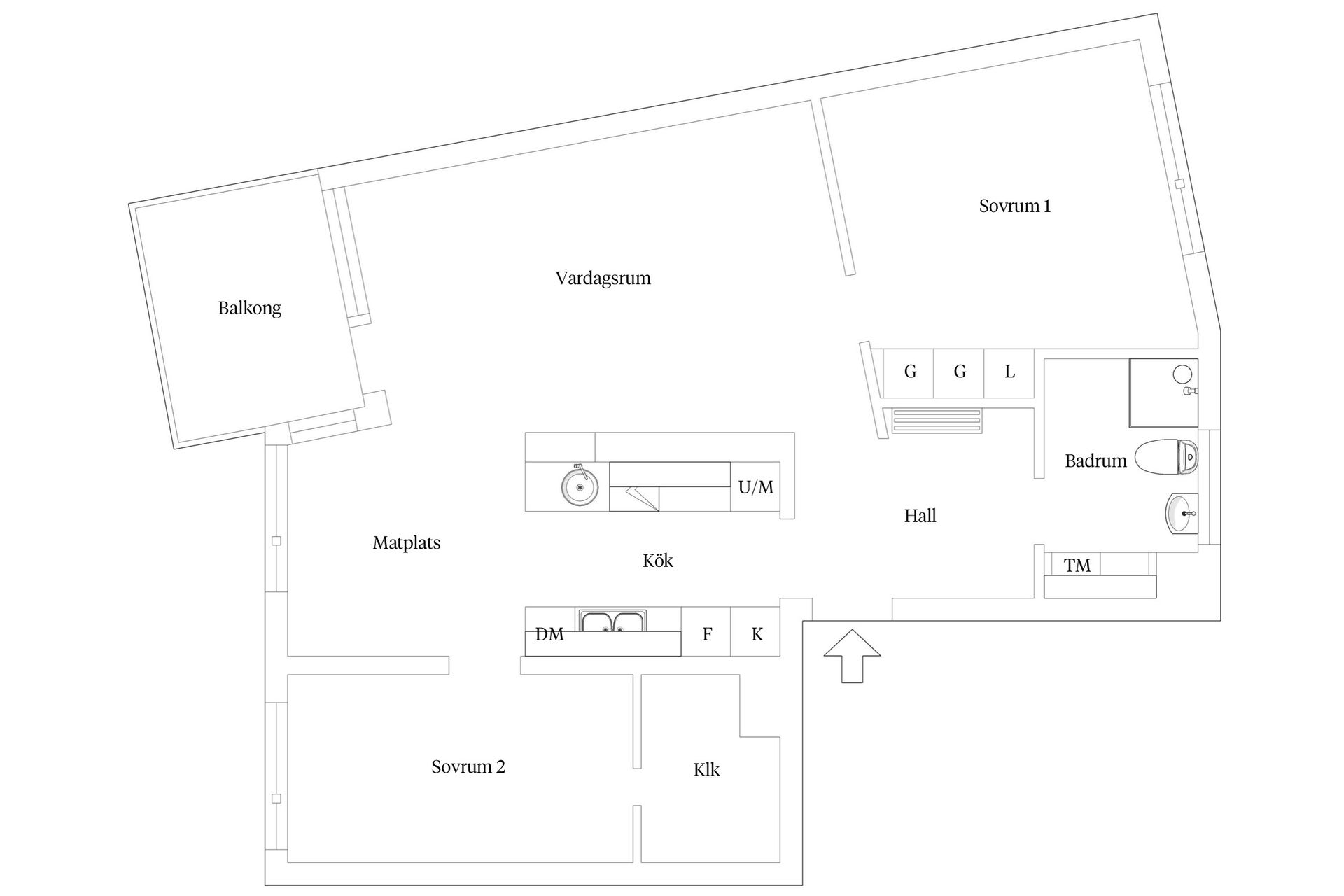 Bostadsrätt, Sankt Jörgens väg 28E, Sankt Jörgen, Göteborg