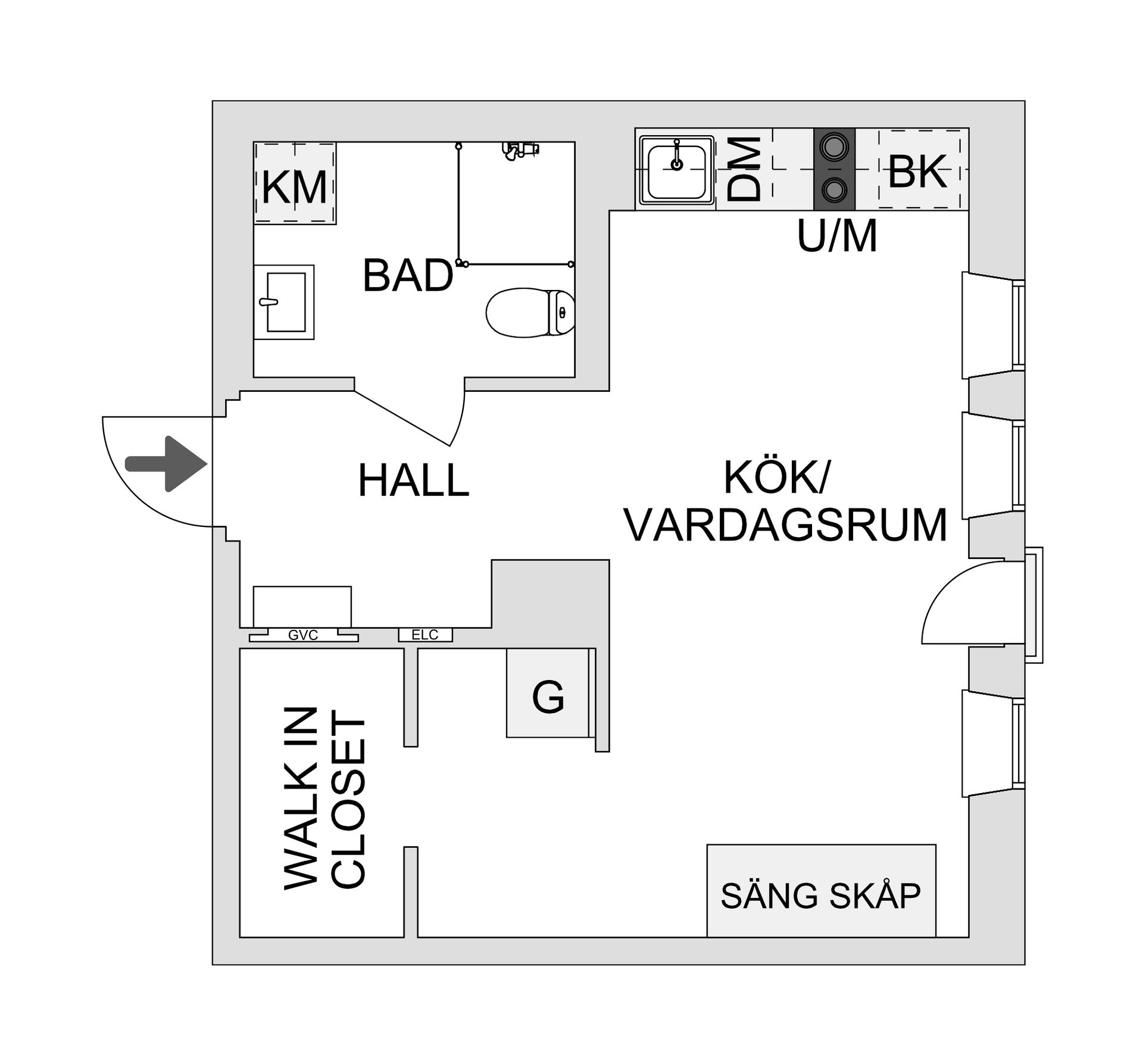 Bostadsrätt, Emmy Rappes gata 3, 10 tr, Vasastan Hagastaden, Stockholm