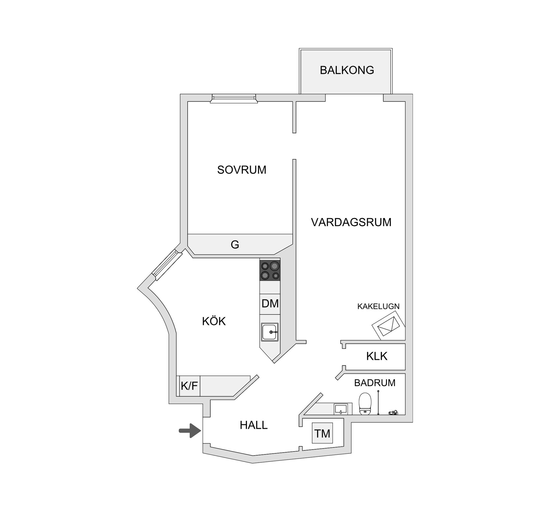 Bostadsrätt, Adress dold tillsvidare, Vasastan Birkastan, Stockholm