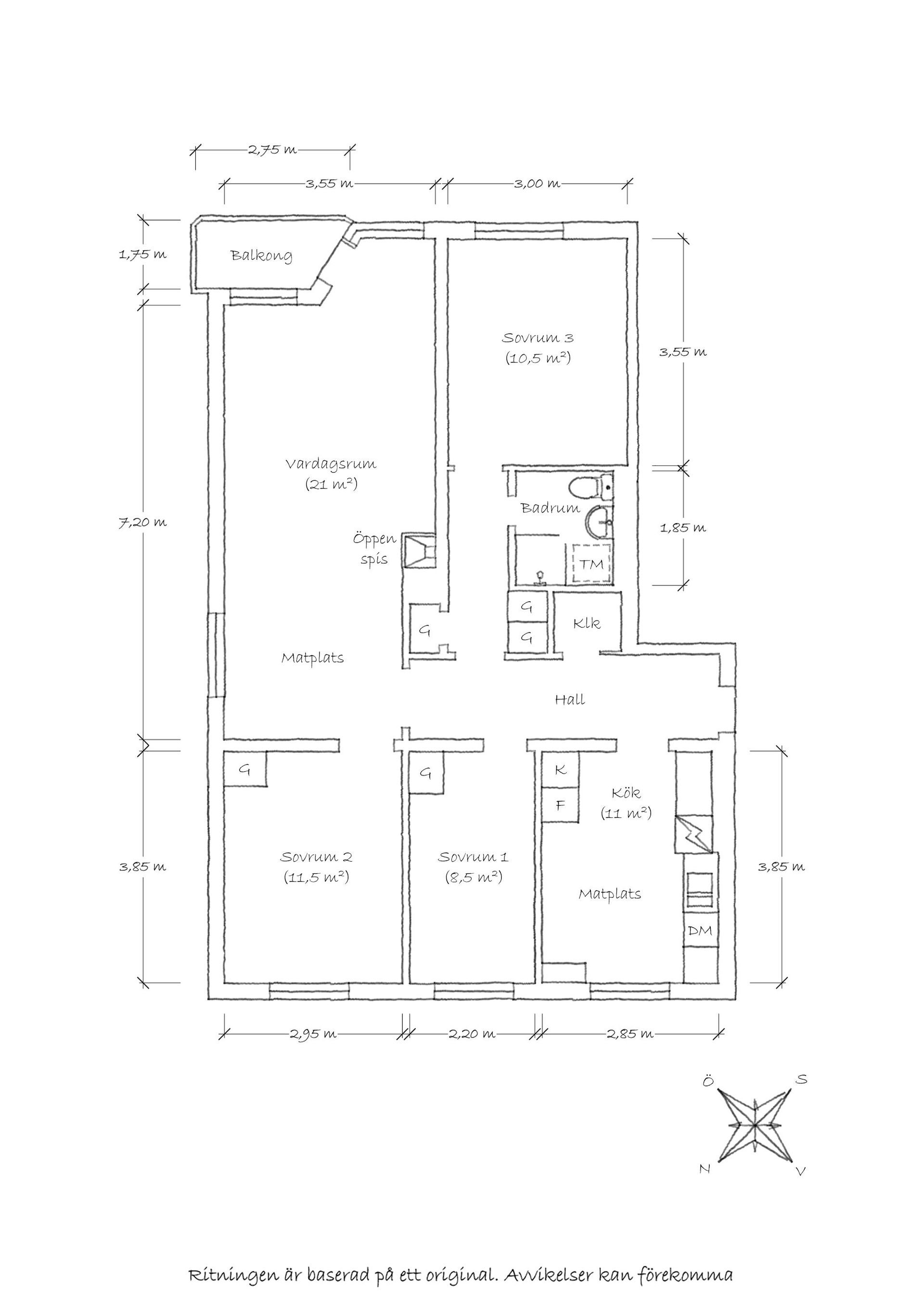 Bostadsrätt, Eskilsgatan 7B, Fålhagen, Uppsala