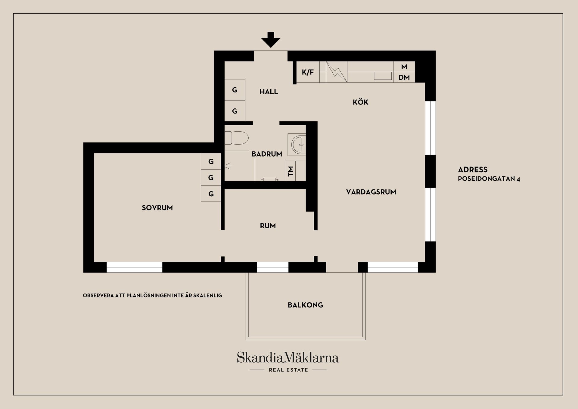 Bostadsrätt, Poseidongatan 4, Öster Mälarstrand, Västerås