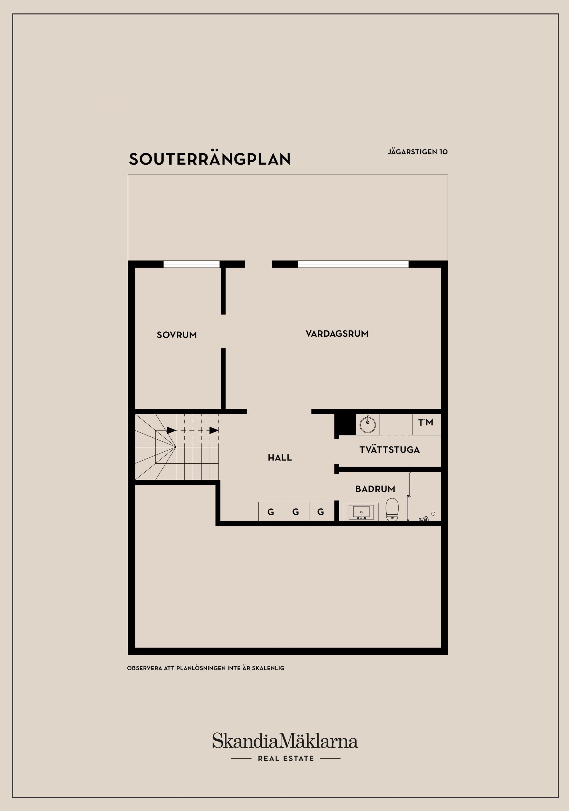 Radhus, Jägarstigen 10, Salem