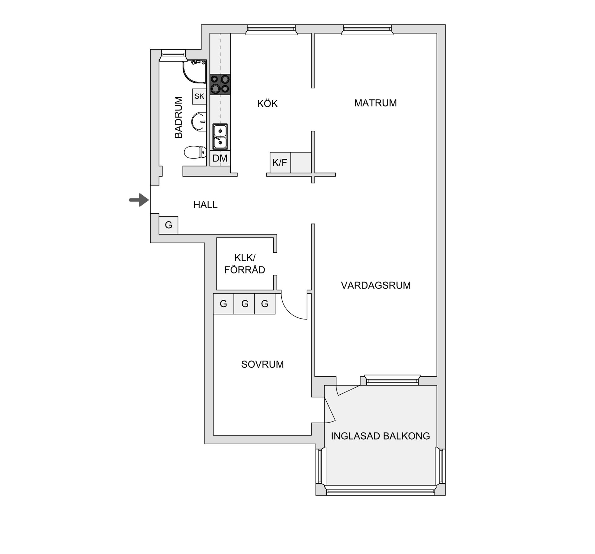 Bostadsrätt, Läkarvägen 5B, Norrböle, Skellefteå