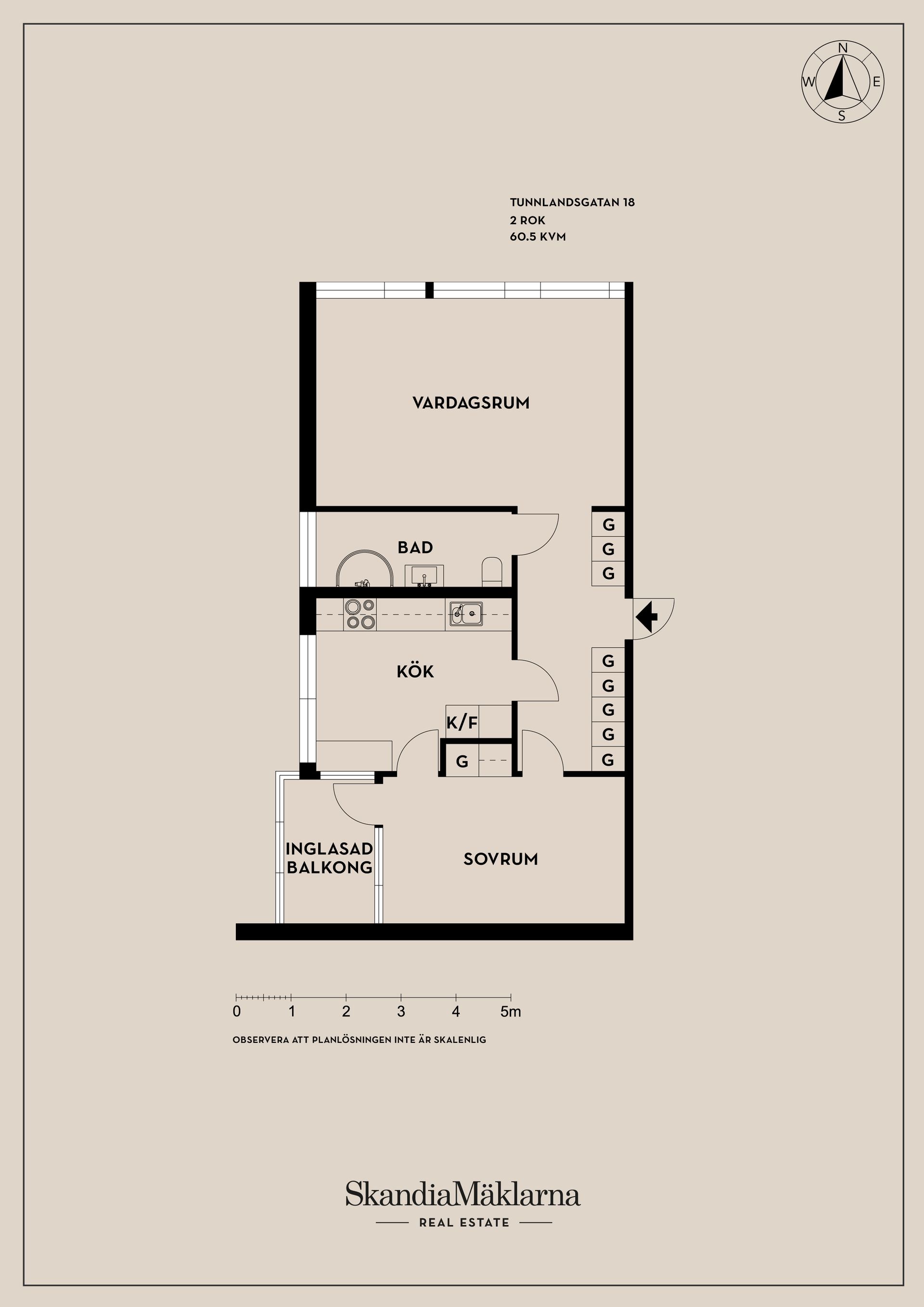Bostadsrätt, Tunnlandsgatan 18, Kaverös, Göteborg
