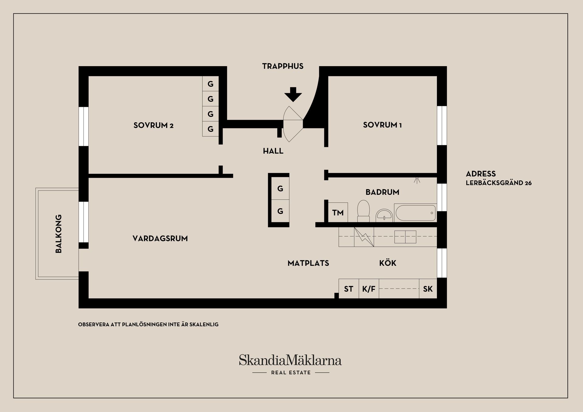 Bostadsrätt, Lerbäcksgränd 26, Hagsätra, Stockholm